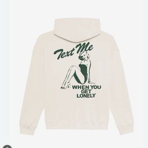 Lonely Ghost Tan Hoodie Size L